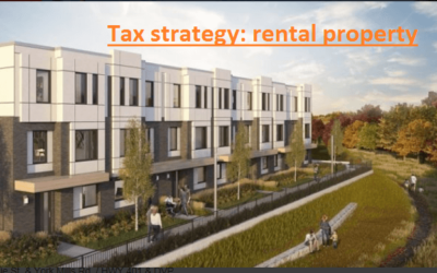 Tax strategy on rental properties