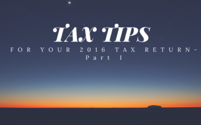 Tax tips for your 2016 tax return