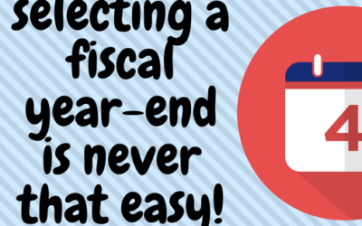 Selecting a fiscal year-end is never that easy!